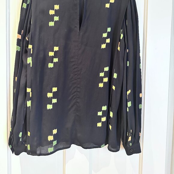 Rachel Pally Rayon Silvia Top in Ikat -Size Small - Picture 7 of 8